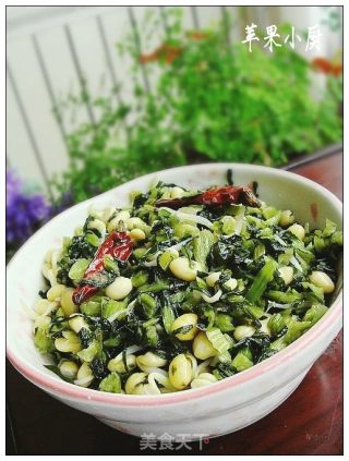 黄豆芽炒雪菜的做法