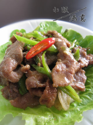 杭椒炒牛肉的做法