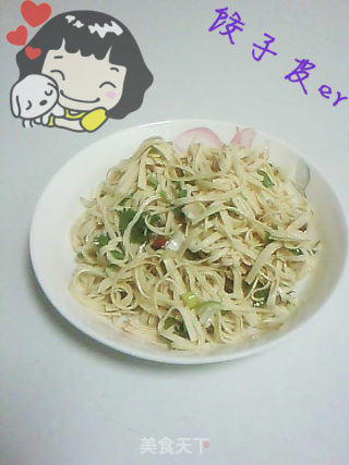 凉拌豆腐皮的做法