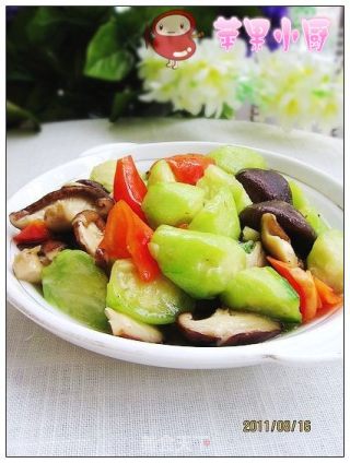 香菇烧丝瓜的做法