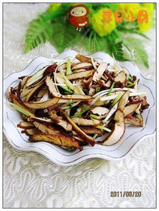 葱丝拌豆干的做法