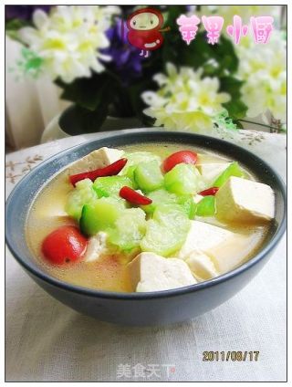 丝瓜豆腐汤的做法
