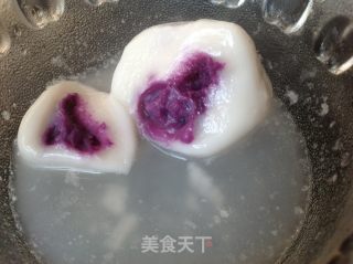 紫薯汤圆的做法