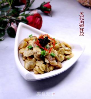 京味儿小菜“五花肉焖芽豆”的做法