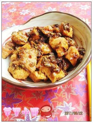 孜然辣鸡丁的做法