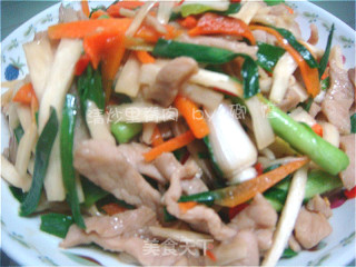 清炒肉片的做法