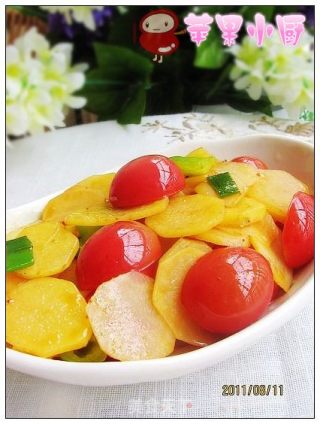 圣女果炒小土豆的做法