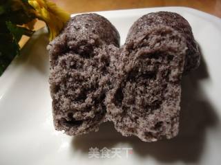 黑米刀切馒头的做法