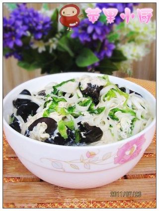 生菜炝锅面的做法