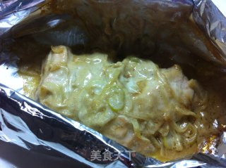 铝纸烤三文鱼的做法
