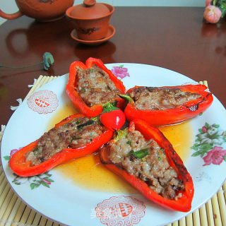 菜椒瘦肉盒子的做法