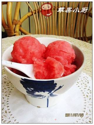 西瓜沙冰的做法