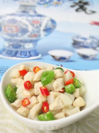 山药炒鸡丁的做法