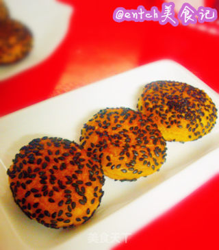 芝麻南瓜饼的做法