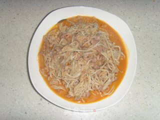 麻酱金针肥牛的做法