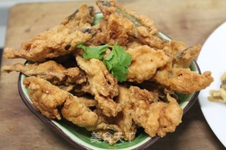 酥炸小游鱼的做法
