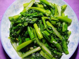 清炒菜心的做法