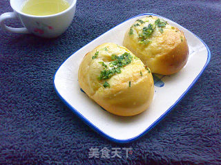 香葱牛油餐包的做法