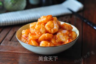 茄汁虾球的做法