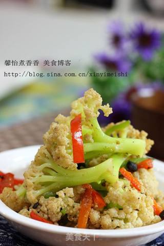 十分钟完成的小炒家常菜---小炒菜花的做法