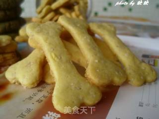 可爱小骨芝麻饼的做法
