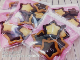 双色星形饼干的做法