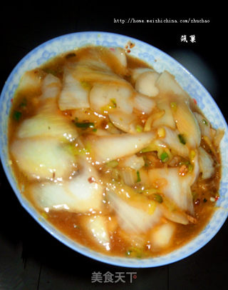 《醋溜白菜》-------婆婆版的做法