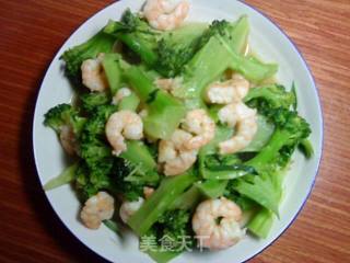 西兰花虾仁的做法