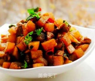 炒萝卜丁的做法