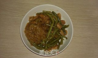 绿月亮（豆角炖肉、粉条）的做法