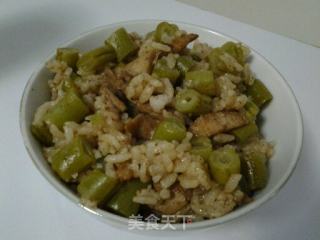 豆角蒸饭的做法