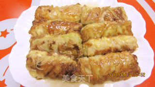 锅塌白菜盒的做法