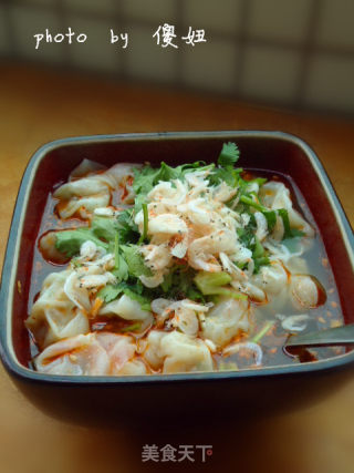 【酸汤馄饨】---附：简单快捷零失误馄饨包法