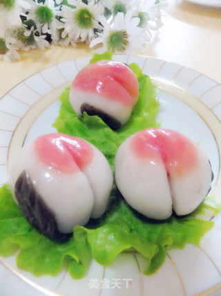 寿桃年糕的做法