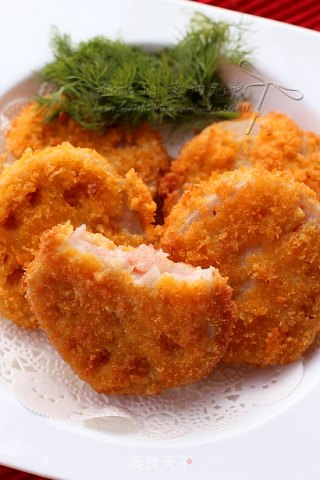 虾肉藕夹的做法