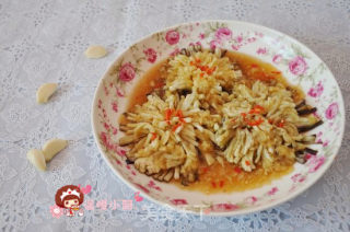 蒜泥菊花茄子的做法