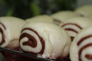 双色馒头-美味的可可馒头的做法