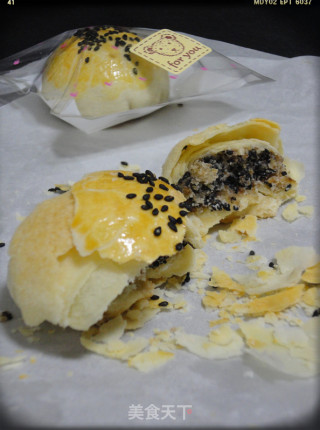 椒盐黑芝麻酥饼的做法