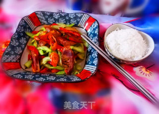 西芹炒腊肠的做法