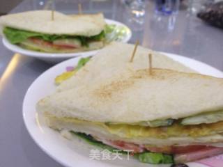 营养早餐三明治的做法
