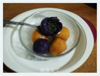 双色汤圆的做法