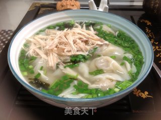 鸡汤馄饨的做法