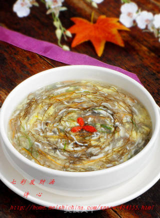 【七彩发财汤】--- 红红火火年夜饭（七）