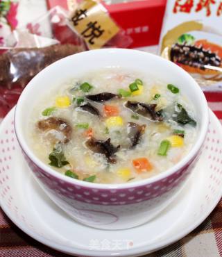 珍味海参粥的做法
