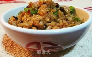 香菇肉酱炒饭的做法