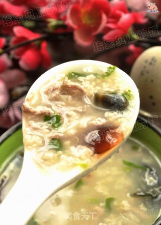 皮蛋瘦肉粥的做法