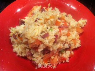 西红柿鸡蛋炒饭啦的做法