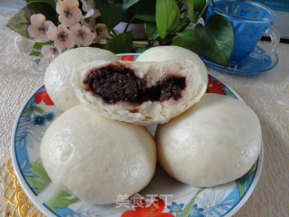 豆馅馒头的做法