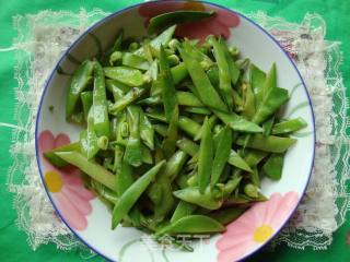 炒扁豆丝的做法