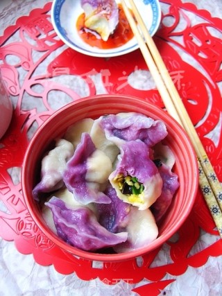 今年过年咱吃不一般的饺子——浪漫双色鸡蛋水饺的做法